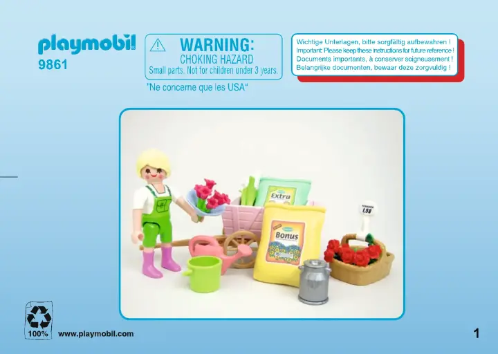 Instrukcje obsługi Playmobil 9861 - Cztery pory roku - Wiosna (1)