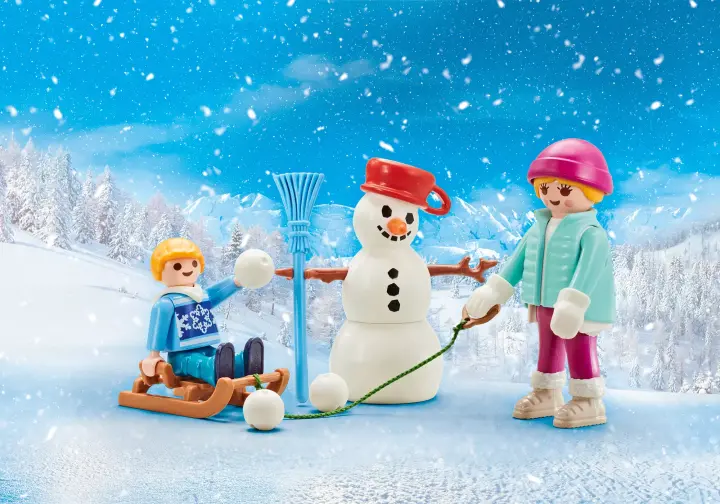 Playmobil 9864 - Enfant avec luge d'hiver