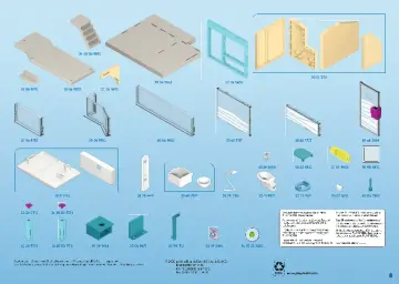 Manuales de instrucciones Playmobil 9866 - Bungalow vacío (8)