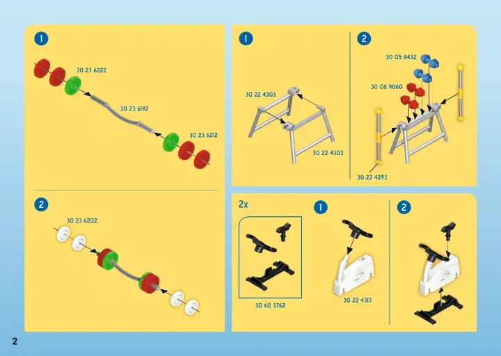 Manual de instruções Playmobil 9867 - Ginásio (2)