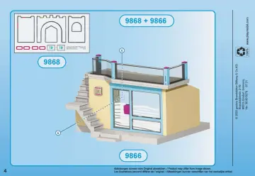 Bauanleitungen Playmobil 9868 - Kinderzimmer (Piraten) (4)