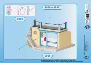 Building instructions Playmobil 9869 - princess room (4)