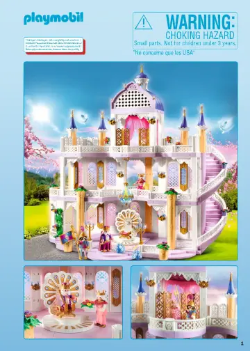 Bouwplannen Playmobil 9879 - Droomkasteel (1)