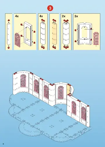 Building instructions Playmobil 9879 - Fairy Tale Castle (4)