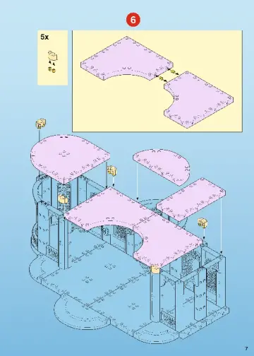 Building instructions Playmobil 9879 - Fairy Tale Castle (7)