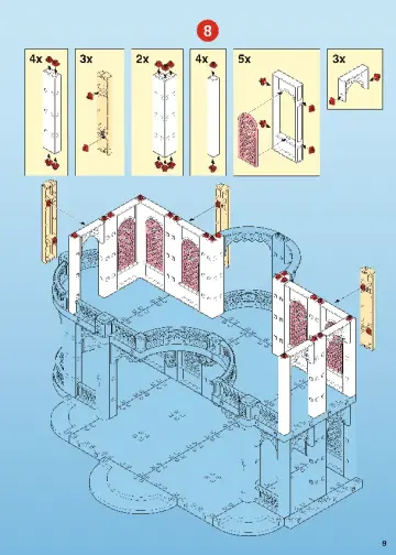 Building instructions Playmobil 9879 - Fairy Tale Castle (9)