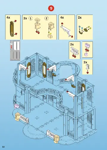 Manual de instruções Playmobil 9879 - Castelo dos Sonhos (10)