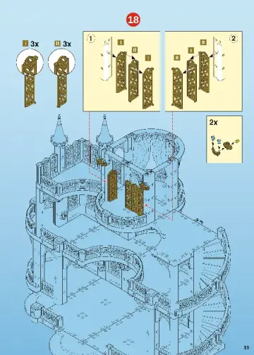 Building instructions Playmobil 9879 - Fairy Tale Castle (19)