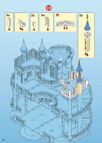 Building instructions Playmobil 9879 - Fairy Tale Castle (20)