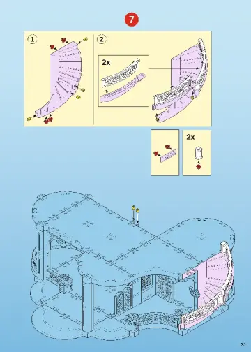 Building instructions Playmobil 9879 - Fairy Tale Castle (31)