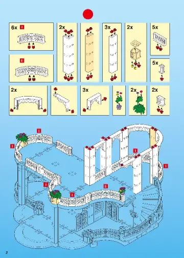 Bouwplannen Playmobil 9879 - Droomkasteel (32)