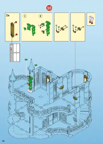 Building instructions Playmobil 9879 - Fairy Tale Castle (34)