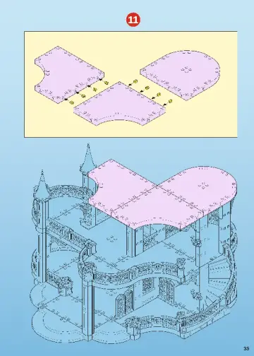 Manuales de instrucciones Playmobil 9879 - Castillo de Ensueño (35)