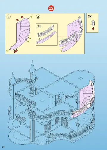 Building instructions Playmobil 9879 - Fairy Tale Castle (36)