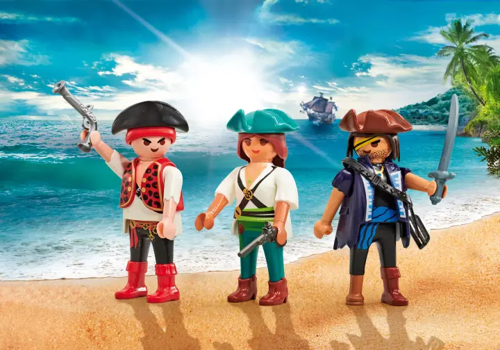 Playmobil 9884 - 3 Piratas