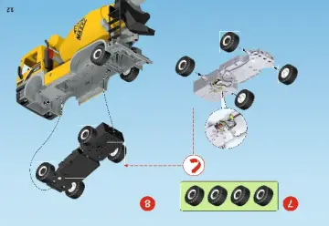 Manuales de instrucciones Playmobil 9887 - Hormigonera (12)