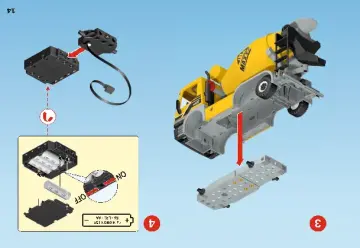 Bauanleitungen Playmobil 9887 - Betonmischer (14)