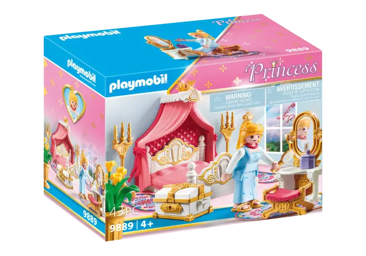 Playmobil 9889 - Schlafzimmer mit Himmelbett - BOX