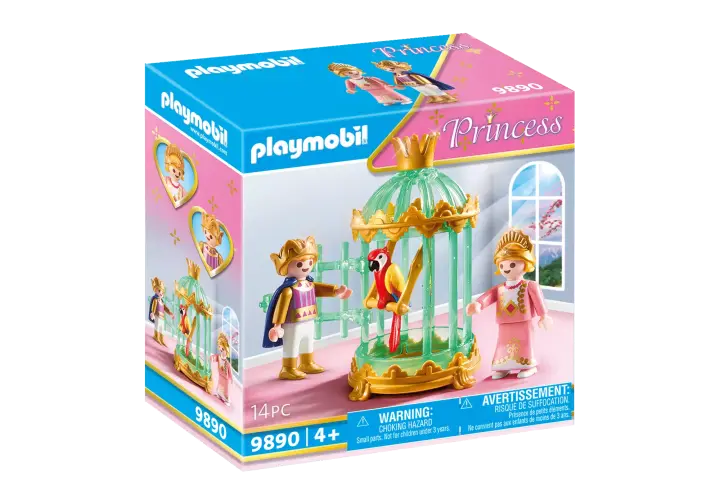 Playmobil 9890 - I principi con la gabbia del pappagallo - BOX