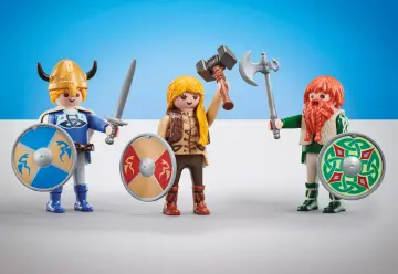 Playmobil 9893 - Tres Vikingos