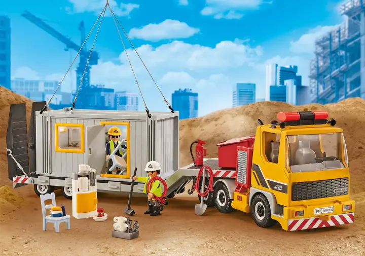 Playmobil 9898 - Flatbed Truck with container