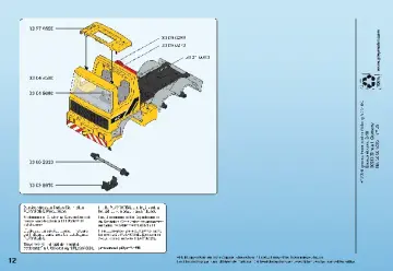 Bouwplannen Playmobil 9898 - Dieplader met container (12)