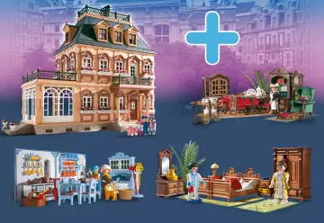 Playmobil PM2018A - Rabattpaket Nostalgiskt Dockhus, stort