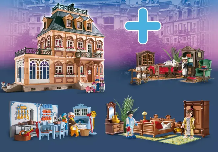 Playmobil PM2018A - Bundel Nostalgisch Poppenhuis