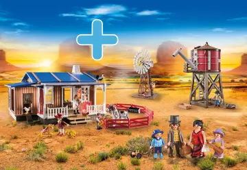 Playmobil PM2305E - Csomag Vadnyugati farm