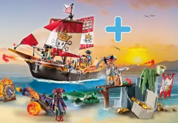 Playmobil PM2402D - Bundel Piratenschip