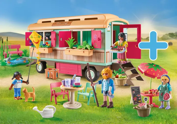 Playmobil PM2402F - Bundel Woonwagencafé