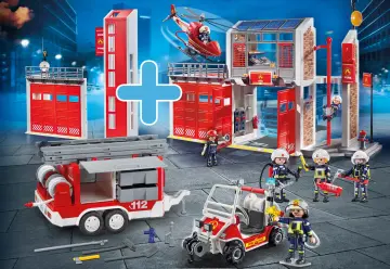 Playmobil PM2402I - Pack Promocional Bomberos